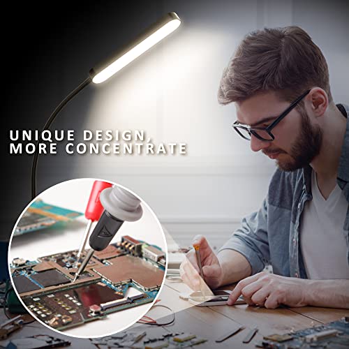 Wio-Mio Floor lamp, 15w/1000lm Bright LED Floor Lamp with Stepless Adjustable 3000K-6000K Colors and Dimmer, Remote and Touch Control, Adjustable Gooseneck Floor Lamp for Living Room - Image 4