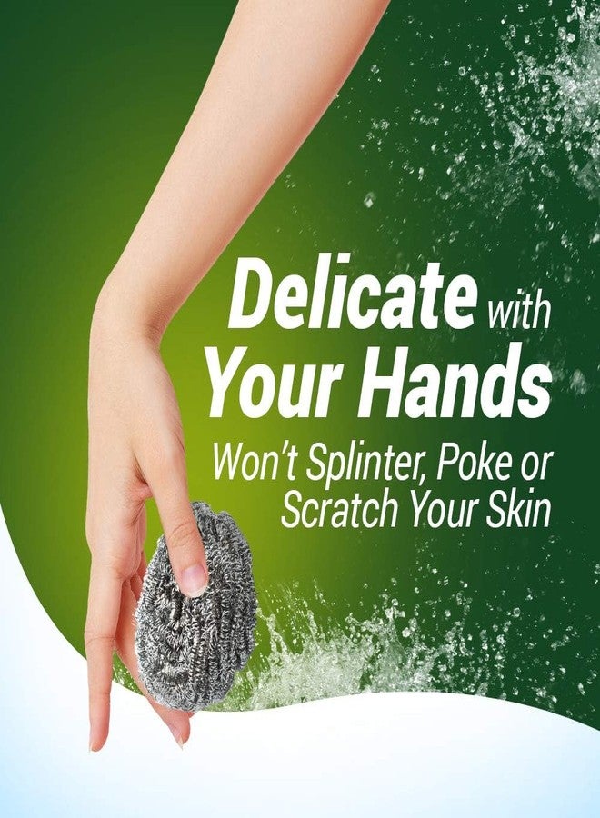Fuller Brush Stainless Steel Scrubbing Sponges - 1-Pack (1 Set of 3 = 3 Pieces ) - Heavy Duty Kitchen Scour Sponges for Dishes, Pots & Pans - Image 5