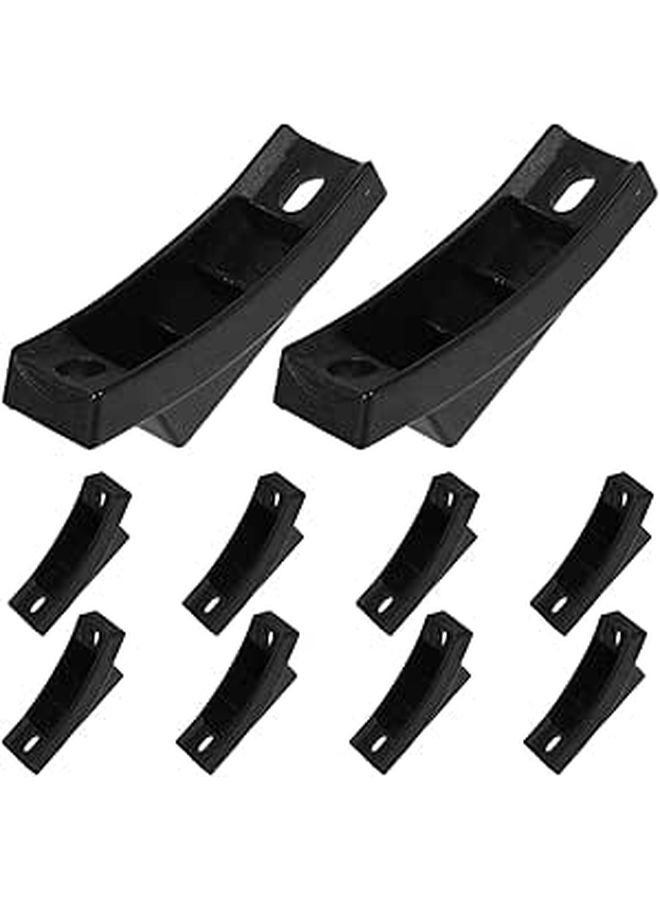 Boat Shaped Non Slip Furniture Leg Floor Protectors 10pcs Reusable Chair Sofa Table Feet Covers - Image 1