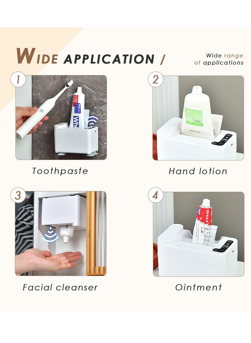 SYOSI Electric Toothpaste Dispenser with Sensor, Toothpaste Dispenser for Kids, Toothpaste Dispenser Wall Mounted, Toothpaste Squeezer, Tooth Pastetooth Paste Dispenser  - Image 2