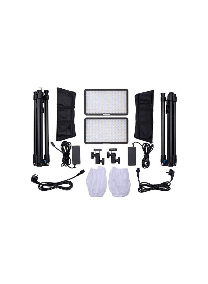Aputure Aputure Amaran Pano 60c RGB COB 2-Light Kit (Charcoal) – 60W RGBWW Portable LED Panel Light with USB-C PD, App Control & Full Lighting Effects  - Image 5