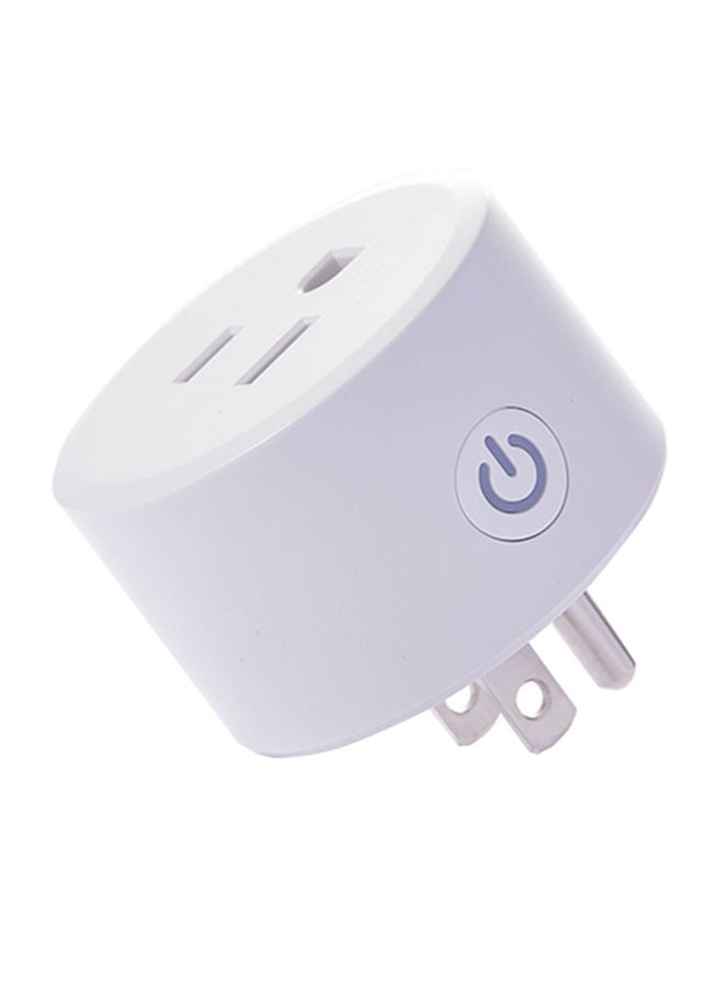 NIBEMINENT 1-Piece Wi-Fi Smartplug Timing Socket White 5.5x5.1x5.1centimeter - Image 1