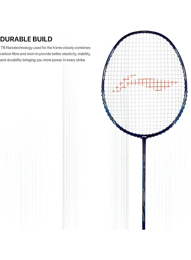 لي-نينج مضرب تنس الريشة لي نينغ كومبات زد  من ألياف الكربون مع غطاء كامل مجاني