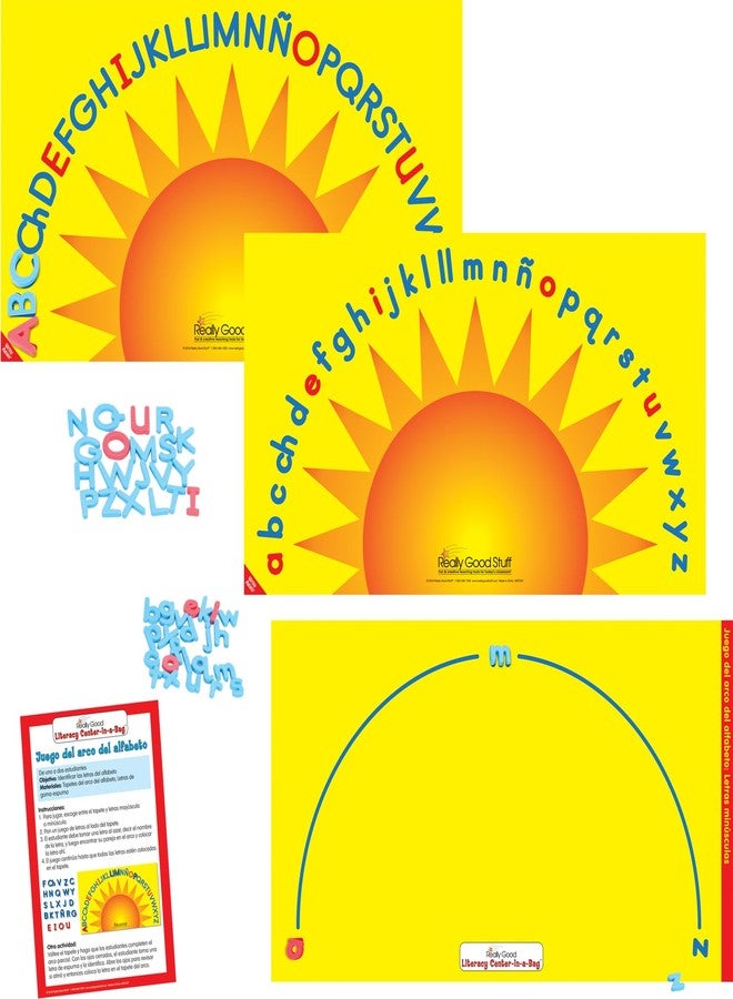 Really Good Stuff Centro de aprendizaje: Juego del arco del alfabeto (Spanish Alphabet Arch) - 1 Literacy Center - Image 1
