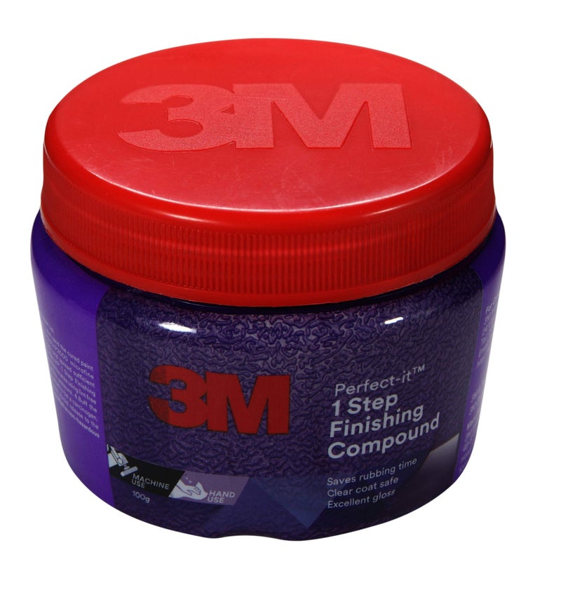 3M Perfect-It 1-Step Finishing Compound (100 g) | Removes Minor Scratches,Foam;Wool,Black - Image 3