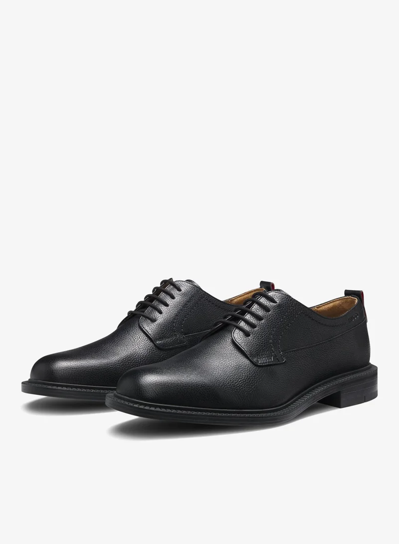 HUGO Derby shoes in grained leather