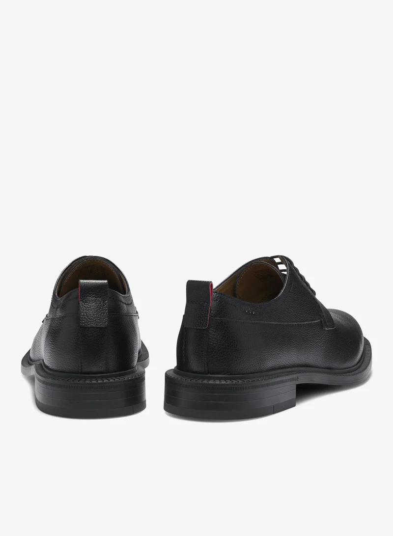 HUGO Derby shoes in grained leather