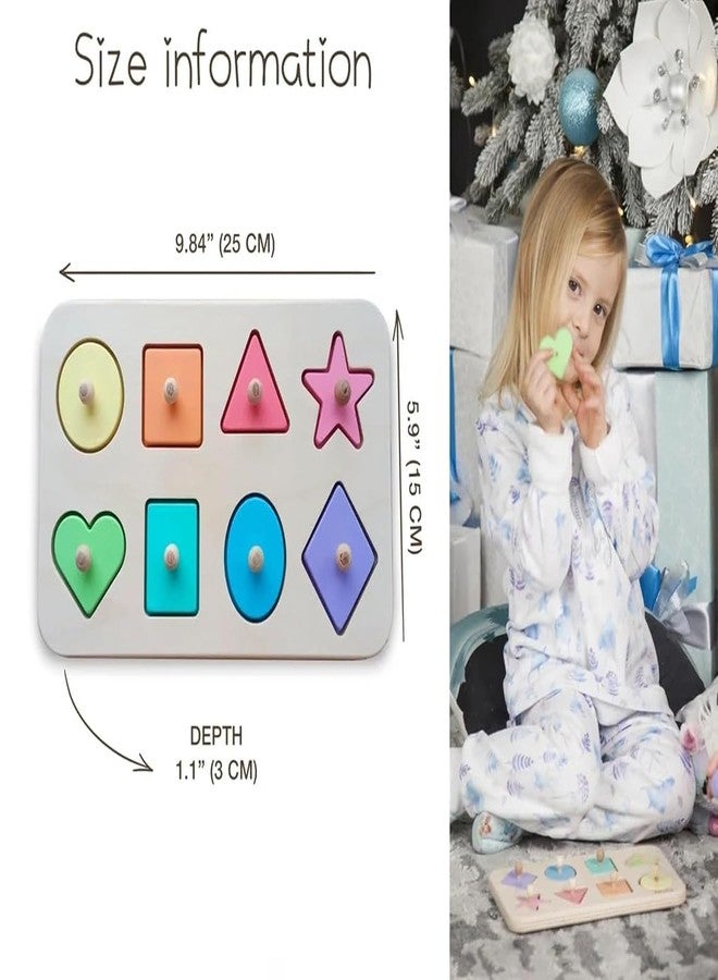 BESTOTTAM Shape Sorter Toy for Toddlers and Preschoolers, Educational Toy for Early Childhood Development, Wooden Handmade Educational Toys for Kids. - Image 3