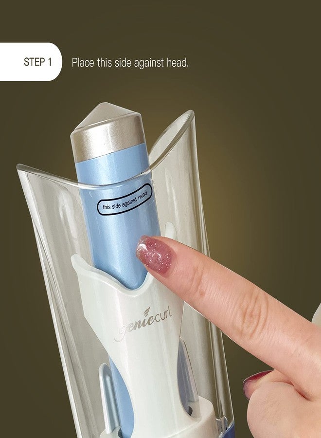 LENA Geniecurl Auto Hair Curler Ion Wrap Transparent Curling Wand with 1" Ceramic Ionic Barrel and Smart Anti-Stuck Sensor, Pro Styling Tool for Long and Medium Length Hair - Image 3