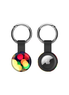 Airtag Case Metal Key Ring with Tough Case for Apple Airtag cover - City Lights