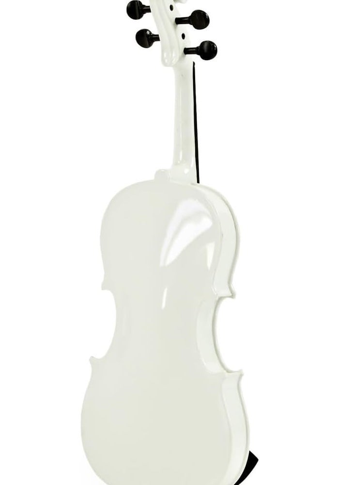 MegArya 4/4 Acoustic Violin Set - Glossy White with Bow, Rosin, and Hard Case - Image 5
