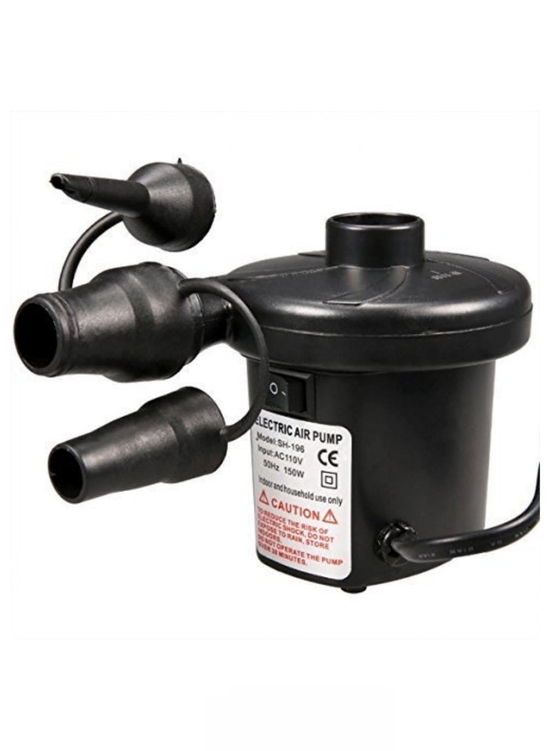 Toy Box 3 Nozzle Electric Air Pump For Ball Balloon 13x10x12cm - Image 1
