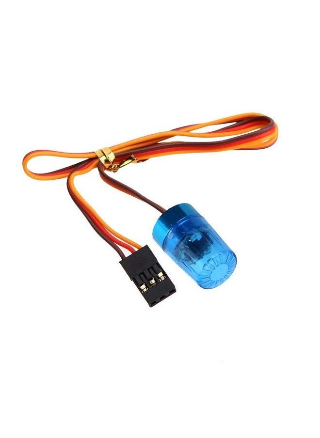 null - Rc Car Police Flash Light,Wonfast 360° Rotation 5 Modes Ultra Bright Led Strobe Lights Compatible With 1/8 1/10 Rc Mode Truck Car Accessory(Blue) - Image 1