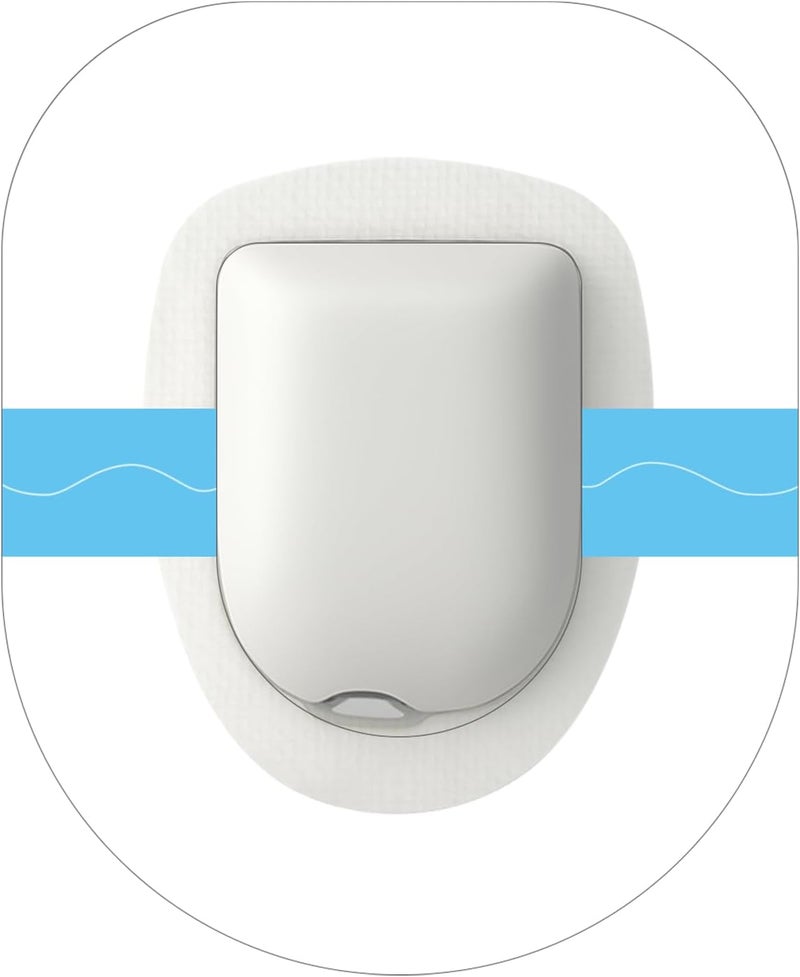 HONYOU HONYOU 60Pack Omnipod 5 Adhesive Patches Waterproof & Sweatproof Long Last for 10 Days,Omnipod Dash Pods Patches Clear Pre-Cut Overlay Tape,Hypoallergenic & Latex Free Omnipod 5 Overpatches