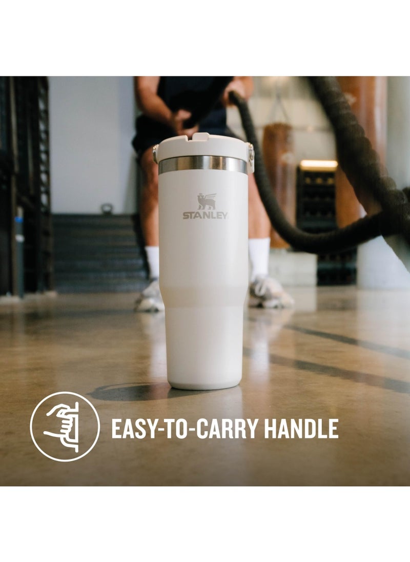 Stanley - IceFlow Flip Straw Water Bottle With Straw 0.89L - Keeps Cold For 12  Hours - Frost - Image 1