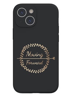 Theodor Protective Slim Fit Case Liquid Silicone Cover with Full Body Protection Anti-Scratch Shockproof Case For iPhone 13 Black  - No prob llama  - Image 1
