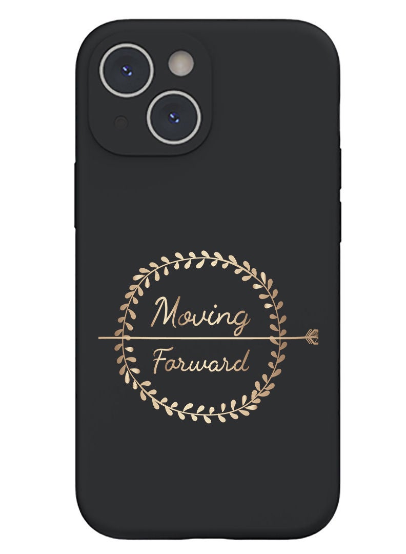 Theodor Protective Slim Fit Case Liquid Silicone Cover with Full Body Protection Anti-Scratch Shockproof Case For iPhone 13 Black  - No prob llama  - Image 1