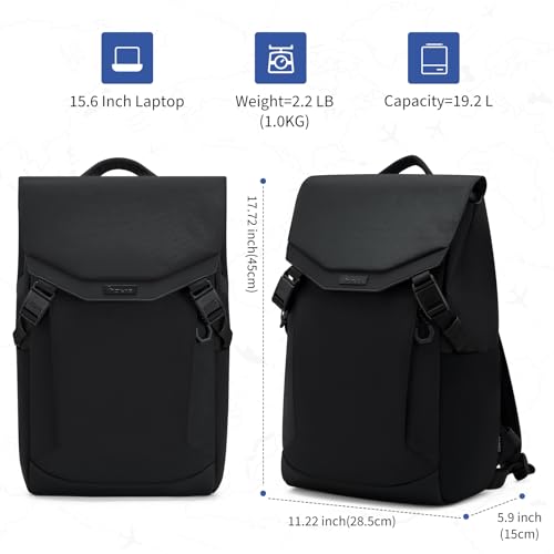 OIWAS Backpack for Men, 16 Inch Laptop Backpack for Men with Magnetic Buckle, Water-Resistant Travel Laptop Backpack - Image 4