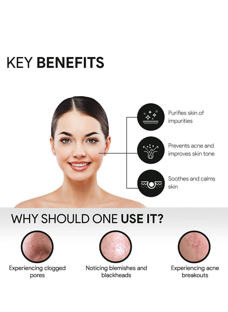 Good Vibes Good Vibes Activated Charcoal Deep Cleansing Face Wash, 120 ml Dirt Removal Deep Pore Cleansing Formula for All Skin Types, Controls Excess Sebum & Acne, Natural, No Parabens & Mineral Oil  - Image 3