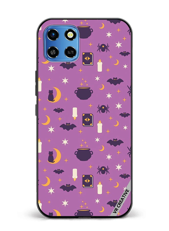 VR CREATIVE Protective Case Cover For Infinix Smart 6 HD Halloween 2 Design Multicolour - Image 1