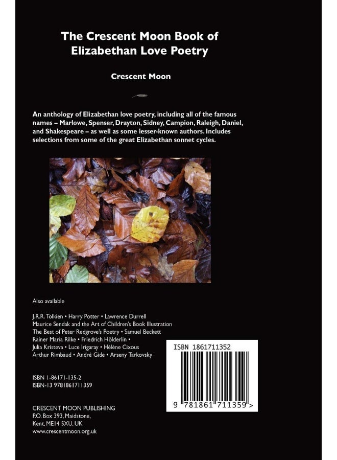 Parlux The Crescent Moon Book of Elizabethan Love Poetry