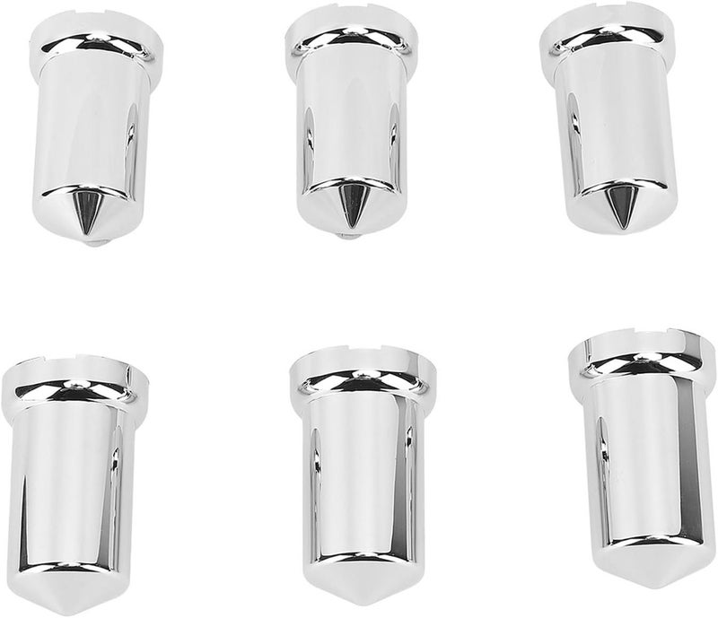 40 Pcs ABS Chrome Flange Nut Caps 33mm Inner Diameter For Most Trucks Trailers Wheel Nut Covers - Image 1