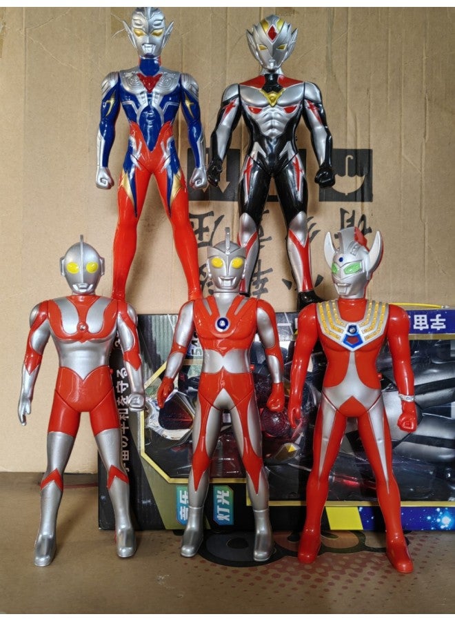 Large Small Size Variety Of Ottoman Superhero Universe Hero Hand-made Model To Push The Stall Gift-Color:Thickened Single Random Variety About 33cm High Light Music - Image 1
