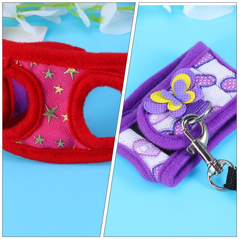 Adjustable Purple Pet Harness And Leash Set For Hamsters Chinchillas Small Animals - Image 5
