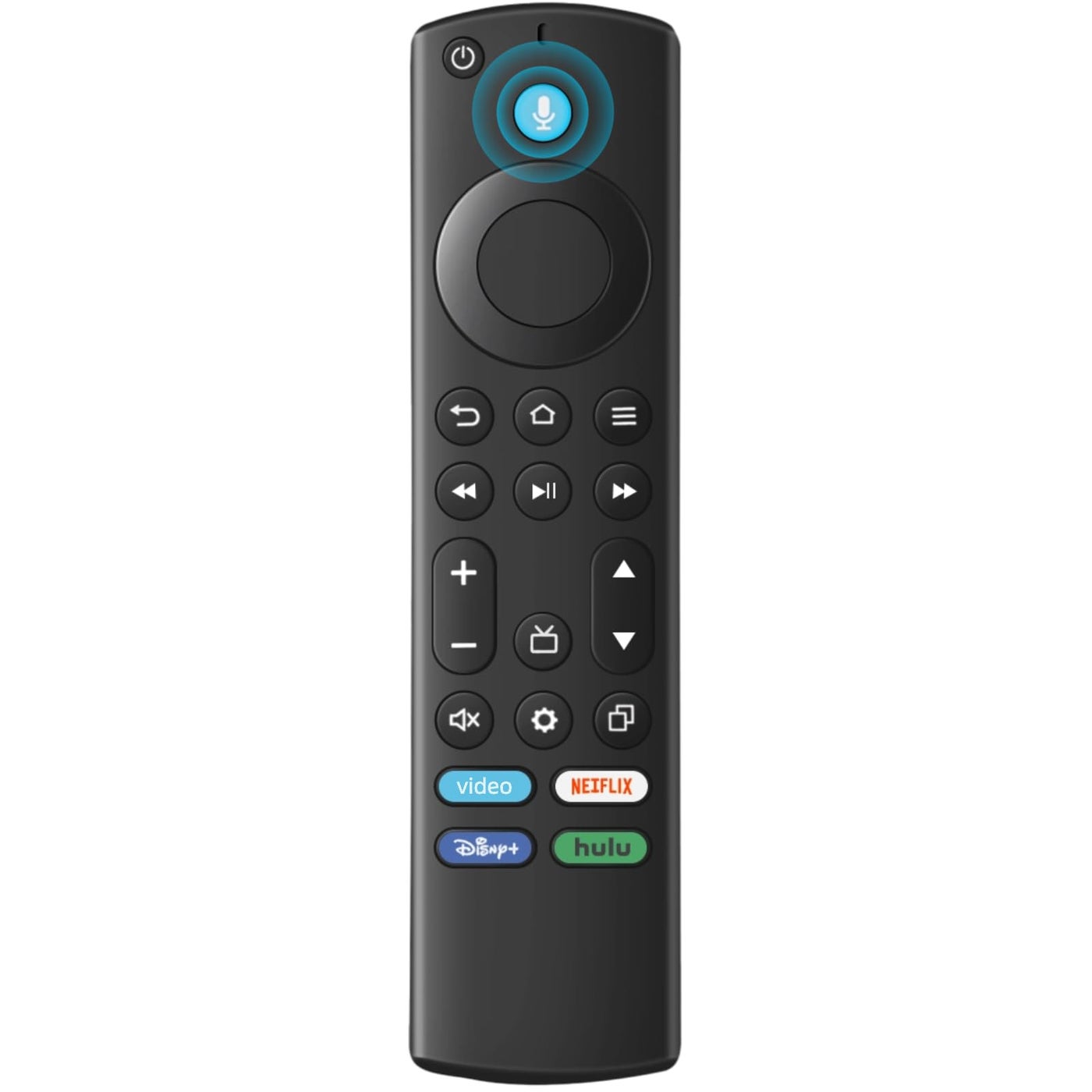 ORQRQO Replacement Remote for All Fire Series, TV Stick (HD, 4K, 4K Max, Lite), TV Cube and Omni, Insignia, Toshiba, Smart TVs, with Voice Control