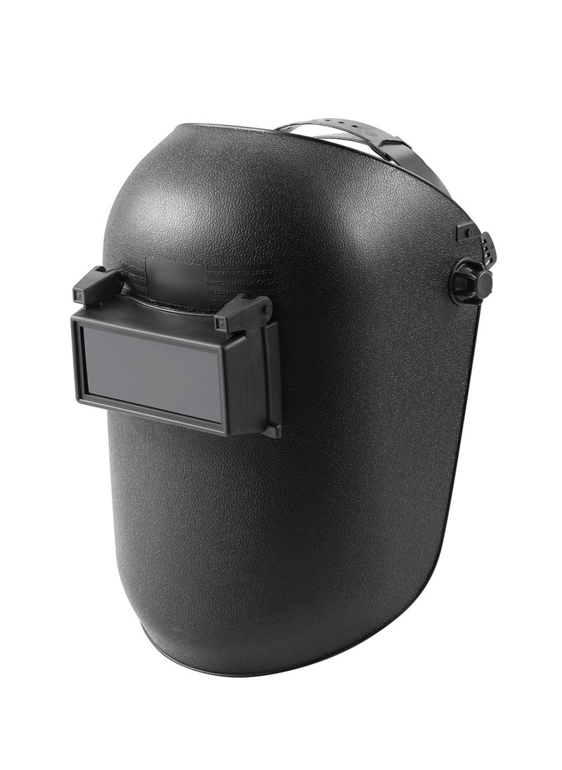 LAWAZIM Welding Safety Mask I -Black- Anti-Fog Impact-Resistant Full-Face Welding Shield with UV/IR Protection, Adjustable Ratchet Suspension Headgear & Sweatband for Arc MMA MIG TIG Metal Fabrication  - Image 1