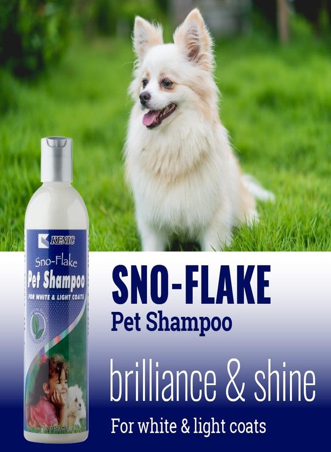 Kenic SNO-Flake Whitening Dog Shampoo - Brightens White & Light Coats, Botanical Conditioning Formula, Bleach-Free & Soap-Free, Made in USA - Image 4