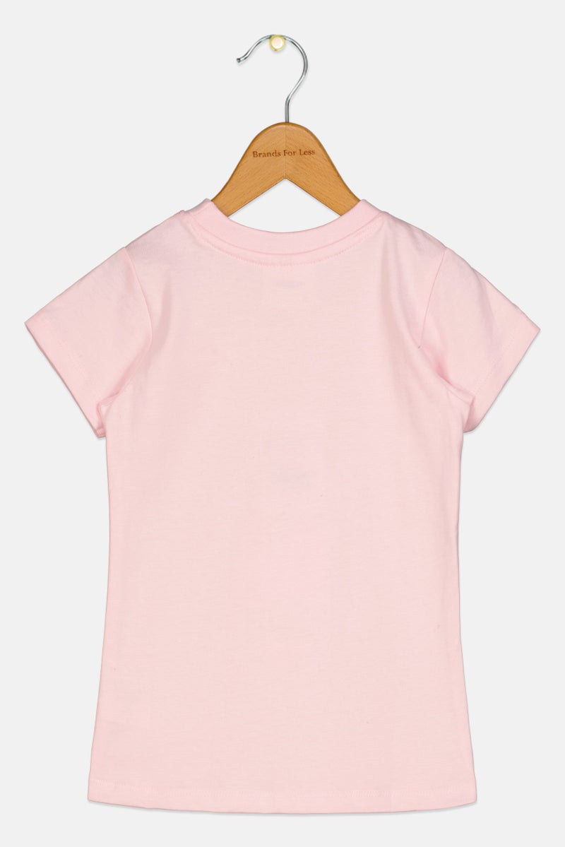 Disney X Hello Kitty And Friends Toddlers Girl Griphic Print T-Shirt, Pink - Image 3