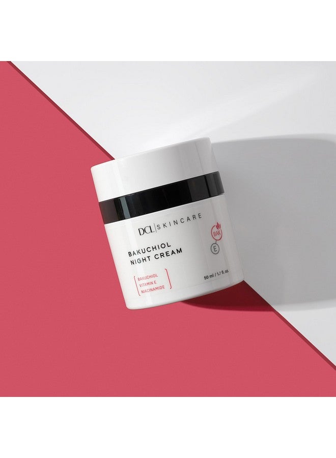 DCL Skincare Bakuchiol Night Cream Natural Retinol Alternative With Niacinamide And Vitamin E 1.7 Ml - Image 2