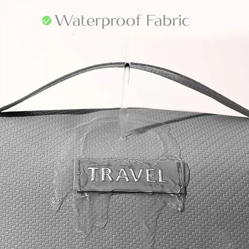 Yellow Weaves Electronics Gadget Organizer Bag |Portable Case for Tech Accessories | Waterproof Travel Pouch for Cable, Adapter, Charger, Drive, Power Bank, Grey - Image 5