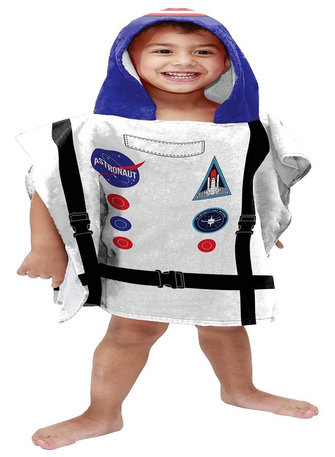 Jay Franco Trend Collector Astronaut Bath/Pool/Beach Hooded Poncho Towel - Super Soft & Absorbent Cotton Towel - Measures 22 x 22 Inches - Image 1