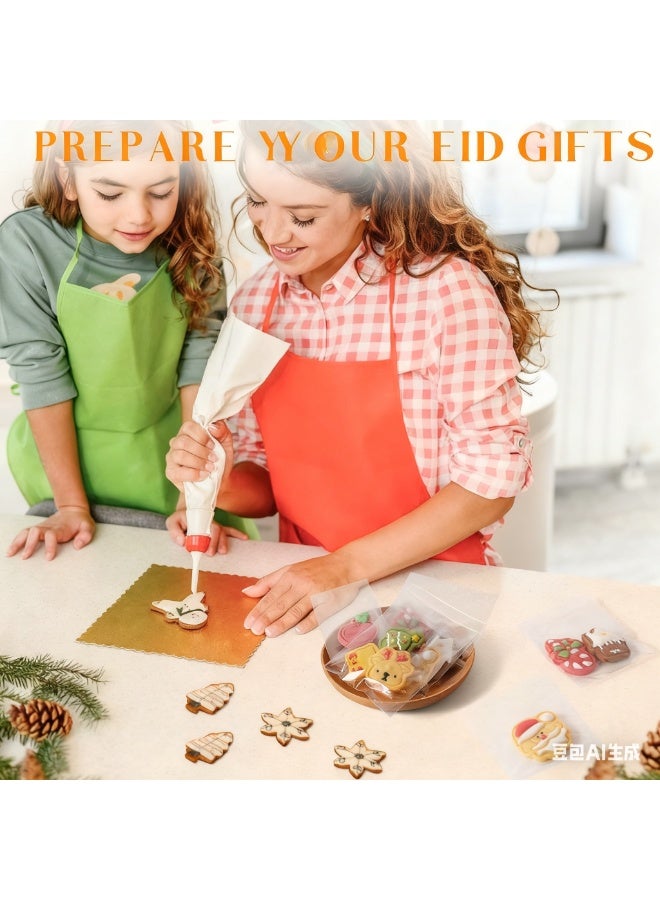 نيونيكس 100 كيس سيلوفان ذاتي الإغلاق، أكياس تغليف أغذية، أكياس OPP شفافة مناسبة للبسكويت والبطاقات والمغلفات والصور الفوتوغرافية والأغراض الزخرفية الصغيرة، أبعاد 5 سم × 8 سم - Image 5