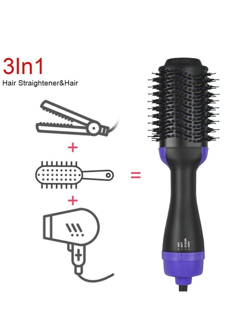 Generic 3-in-1 Hot Air Brush – Effortless Straightening, Curling, and Drying for Smooth, Voluminous Hair  - Image 4