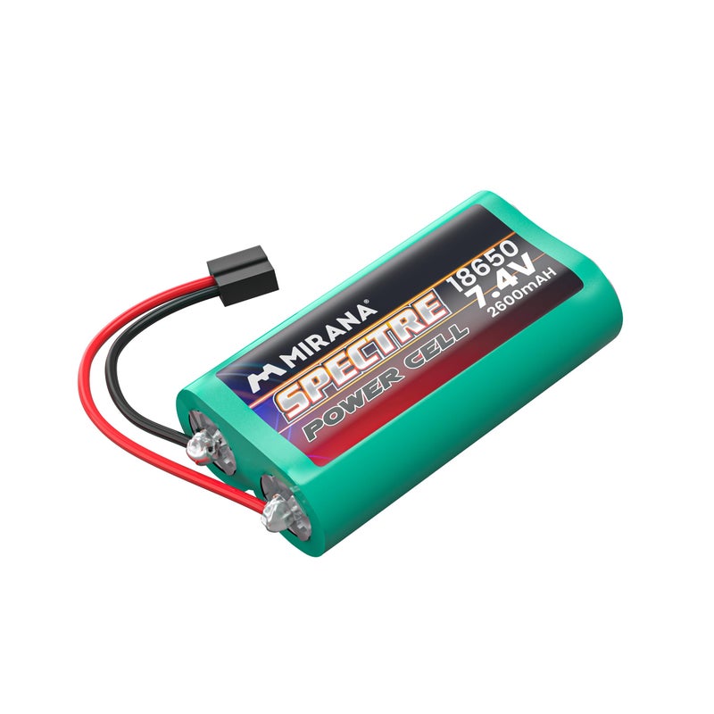 Mirana Spectre 4WD Accessories - Compatible only with The Mirana Spectre 4WD Hobby Grade RC Car Toy - Power Cell (2 Pack) - Image 4