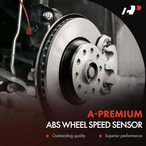 A-Premium ABS Wheel Speed Sensor Compatible with Infiniti Models - Q50 2014-2022, Q60 2017-2022 - Front Driver and Passenger Side, 2-PC Set, Replace# 479104GA0A - Image 2