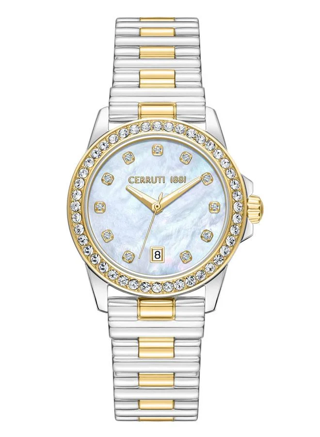 CERRUTI 1881 Cerruti 1881 Ladies Stainless Steel White Mother of Pearl Dial Watch