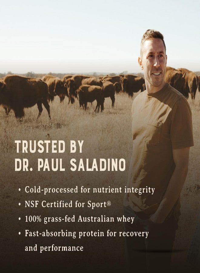 HEART & SOIL 100% Grass Fed Protein Powder – Single Ingredient: Whey Protein Concentrate - UNFLAVORED – Cold-Processed to Preserve Nutrients – 24g of Pure Grass Fed Whey Per Serving – 2lbs - Image 5