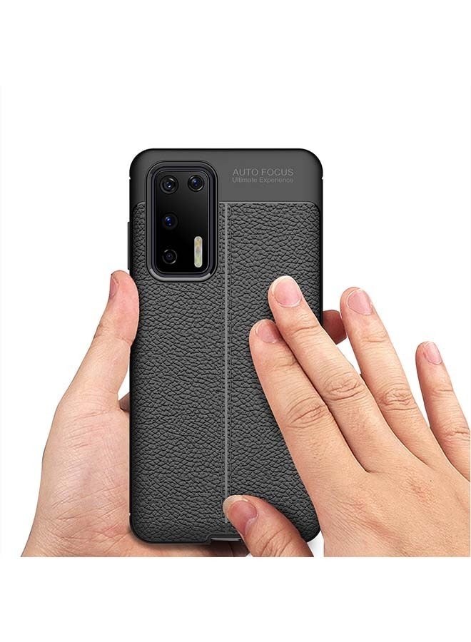 أوشن رقيقة وخفيفة الوزن امتصاص الصدمات الوفير المضادة للخدش لينة تبو الغطاء الخلفي هواوي P40 برو الأسود كم واقية - Image 2