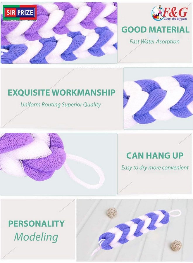 Sir Prize Hanging Bath Shower Long Loofah Sponge Pouf Body Scrubber Exfoliator| Bathing Long Loofah for Men and Women| Ultra Soft Bath Sponge Loofah/Scrub (pack of 2) - Image 3