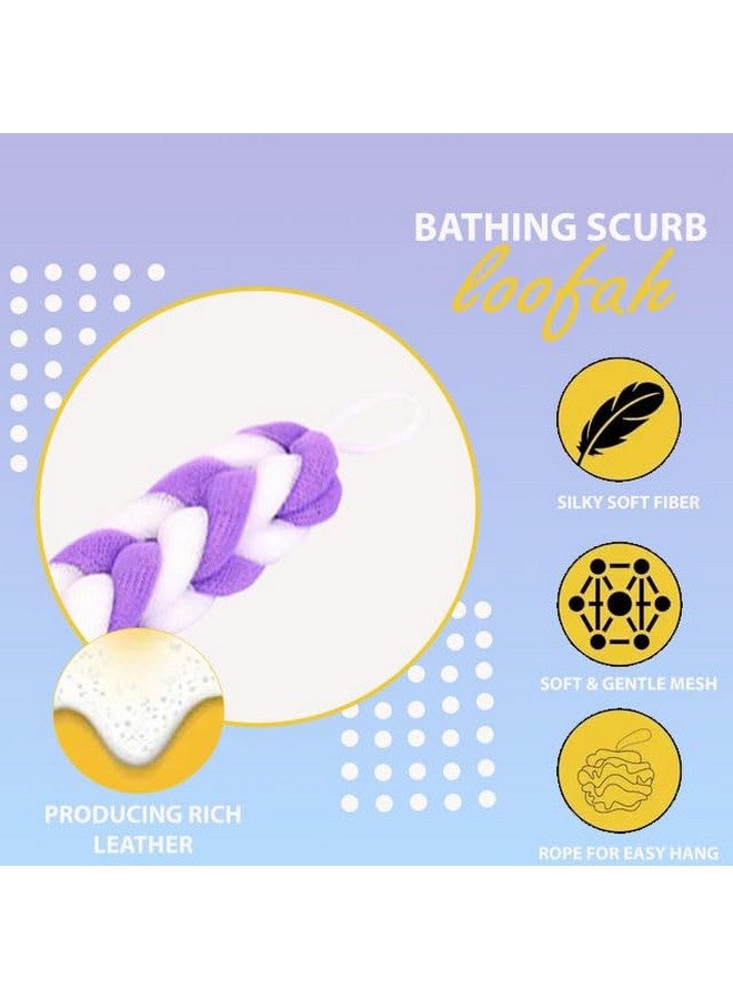 Sir Prize Hanging Bath Shower Long Loofah Sponge Pouf Body Scrubber Exfoliator| Bathing Long Loofah for Men and Women| Ultra Soft Bath Sponge Loofah/Scrub (pack of 2) - Image 5