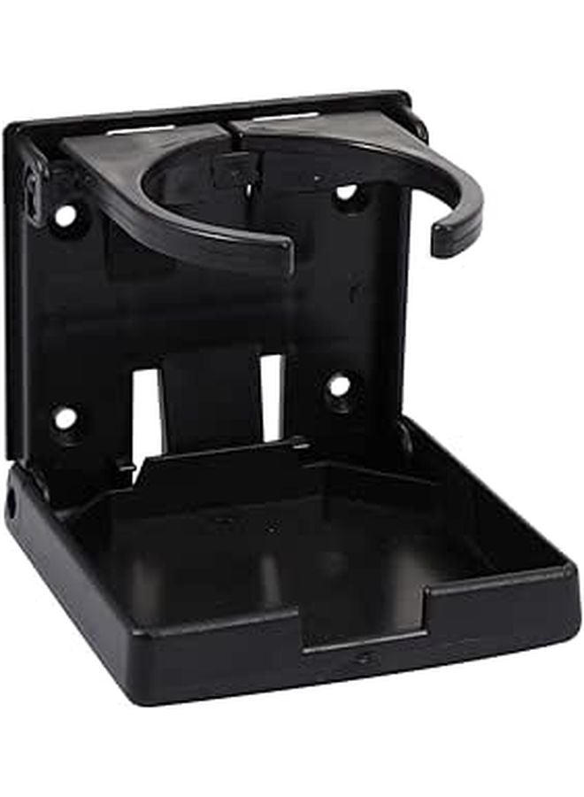 Foldable Car Cup Holder 2 Pack with Ashtray Black for Travel and Daily Use - Image 1