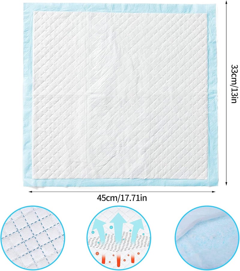 CAILOS كايلوس 20 قطعة فوط تبول الأرانب، حفاضات فائقة الامتصاص يمكن التخلص منها، فوط تدريب المرحاض/النونية للحيوانات الأليفة لخنازير غينيا، القنافذ، الهامستر، القطط، الكلاب - Image 2