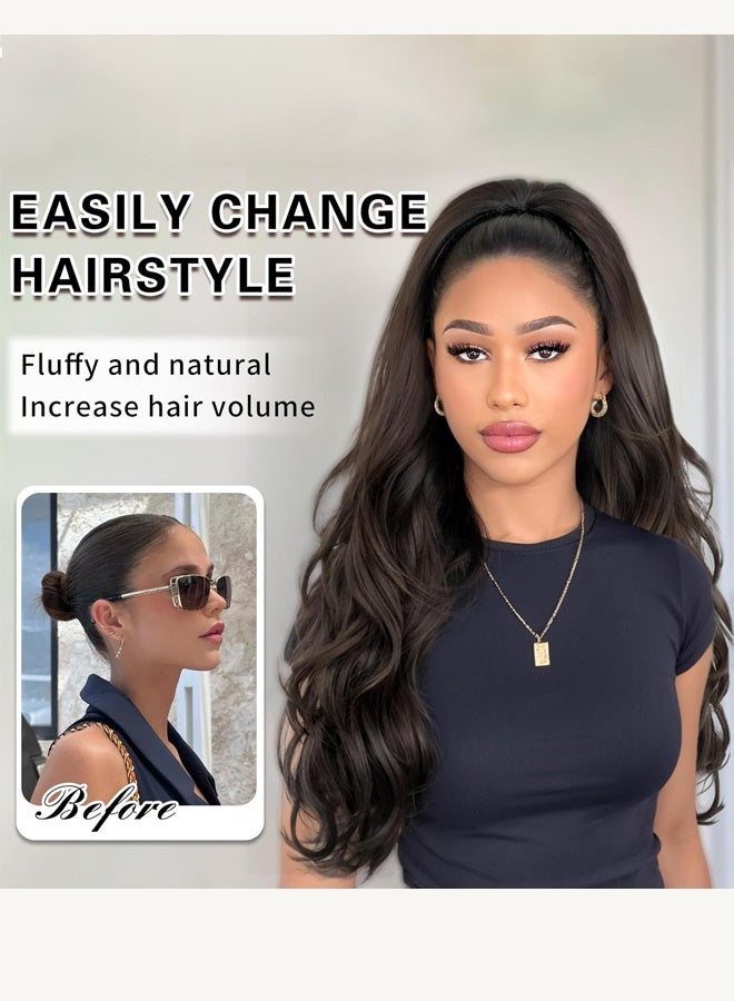 [Be a Goddess in Seconds] Wavy Ponytail Wig That Looks Like Real Hair - Image 5