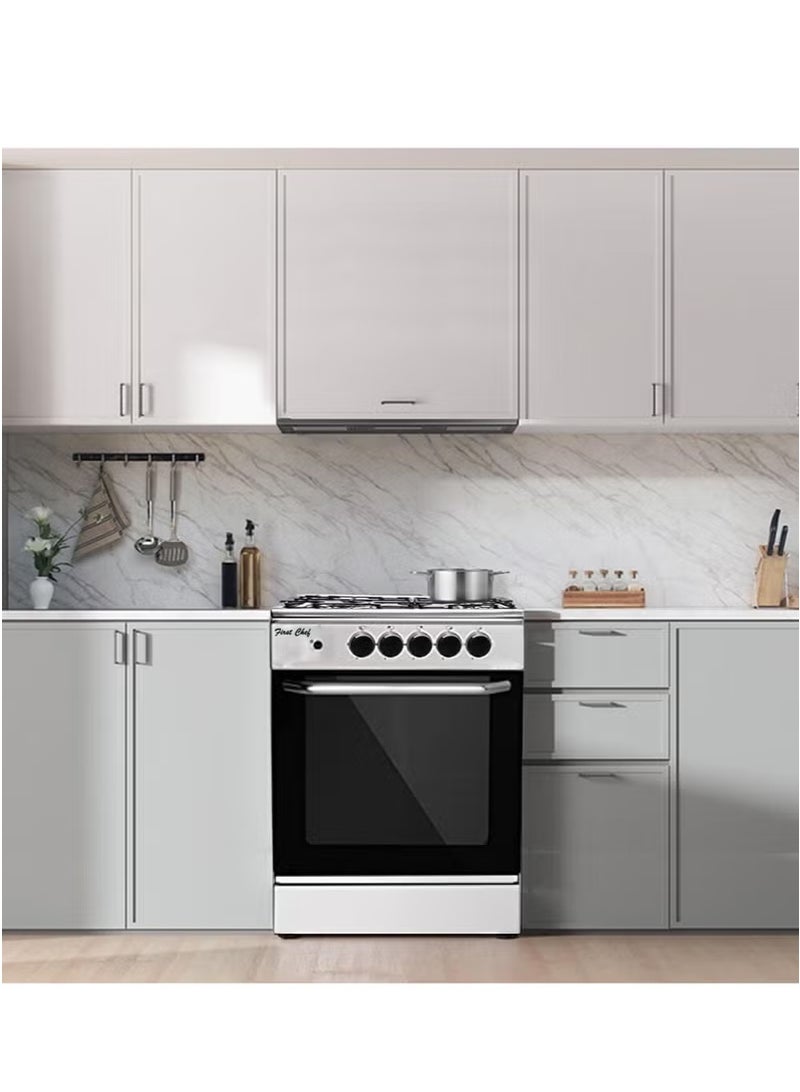 First Chef Gas Cooker - 55*55 - 4 Burners - Self-Ignition - C-5555 - Image 3