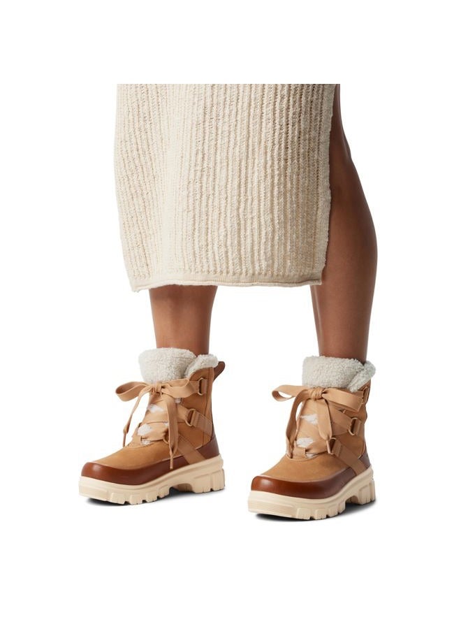 SOREL Women's Tivoli V Resort Waterproof Boot, Tawny Buff/Ceramic, 38.5 EU - Image 2