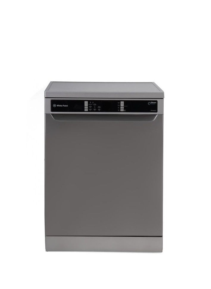 وايت بوينت غسالة أطباق قائمة بذاتها، 14 فردًا، فضي - WPD148HDX  - Image 1
